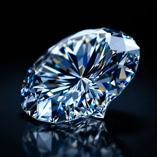 Extreme macro shot of a diamond, studio lighting, ultra detailed, photorealistic
