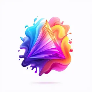 Logo for art lab, 3D render, CGI, Octane render, Blender, high detail, realistic materials, studio lighting, 8K quality